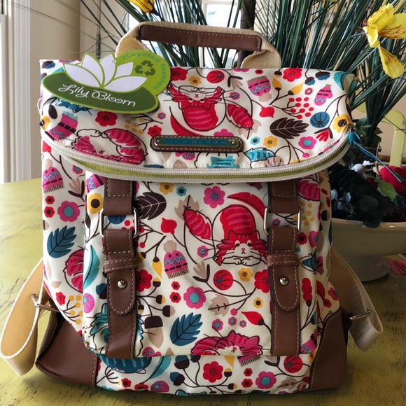 lily bloom cat backpack